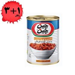 چین چین کنسرو لوبیاچیتی400گرم 3+1عدد رایگان